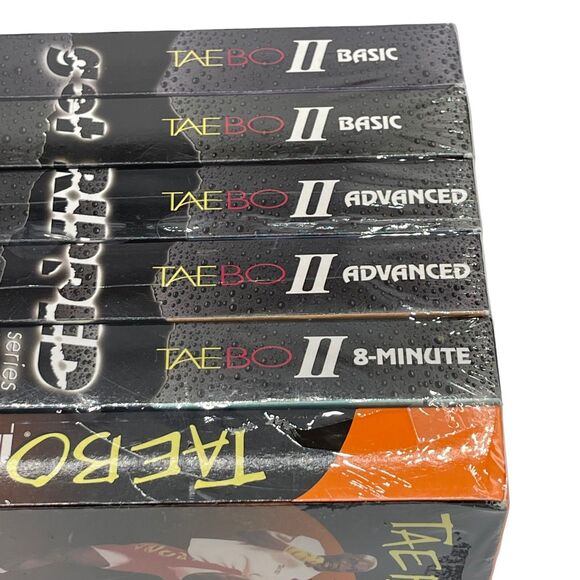Tae Bo 2 Get Ripped Series VHS Basic Advanced Full Set 6 Tapes Brand New Sealed - Picture 4 of 7